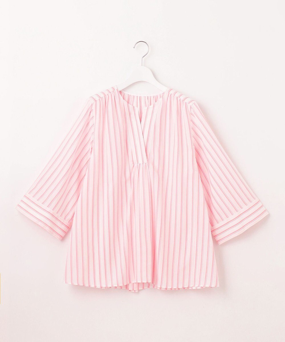 自由区 【洗える】SOMELOSテンセルスキッパー ブラウス 