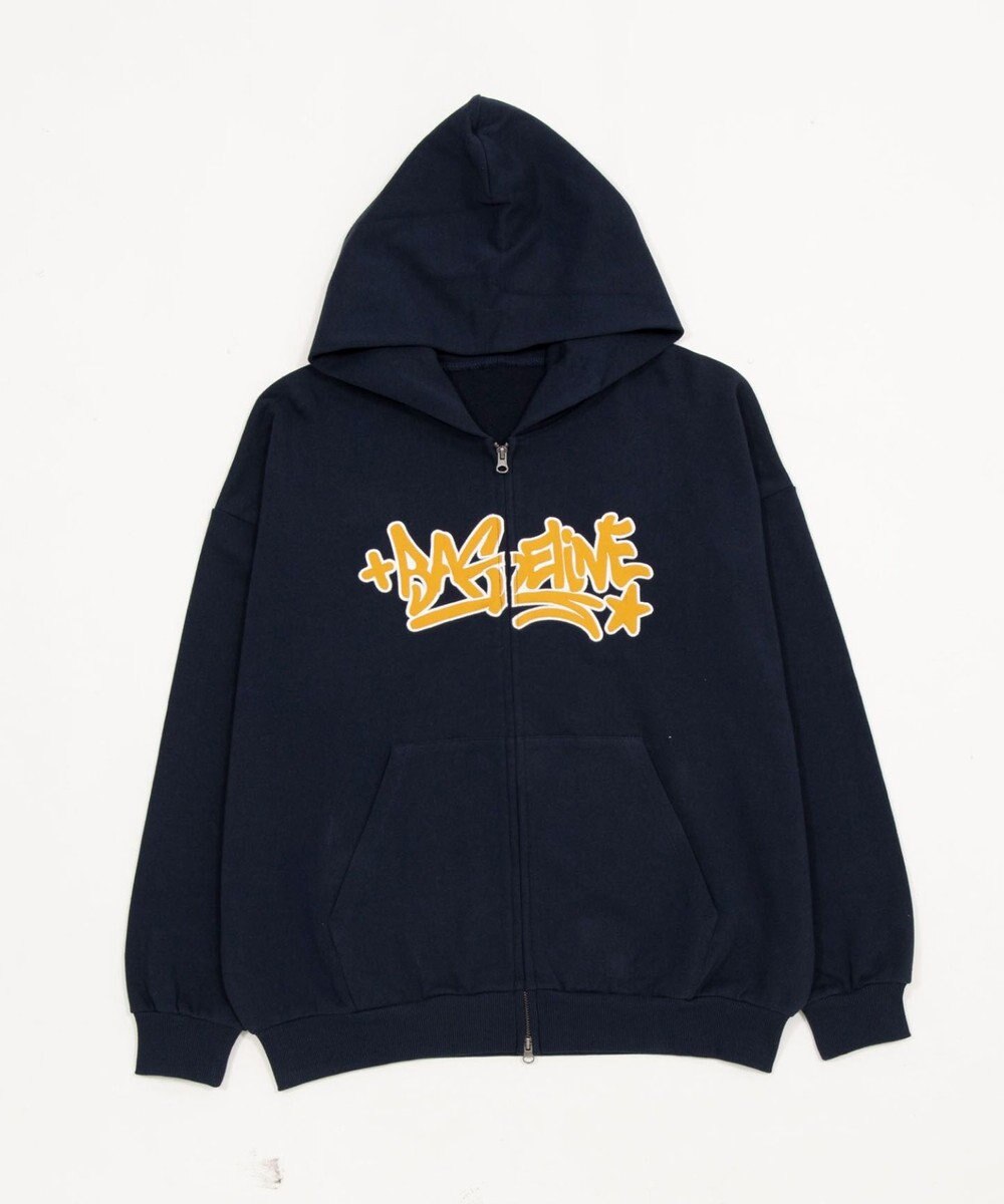 WEGO 【ユニセックス着用ITEM/SMLサイズ展開】グラフィックZIPパーカー 