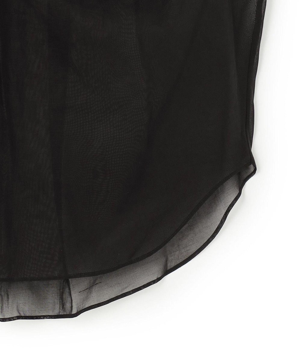 BEIGE， PLUMERIA / コットンシアーギャザーブラウス 