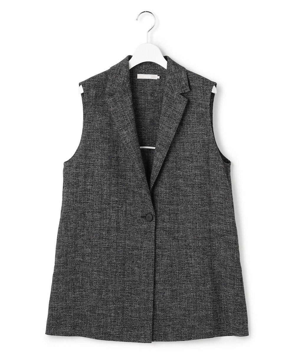 ICB L 【先行予約】 ミックスブッチャー バックスリットジレ 