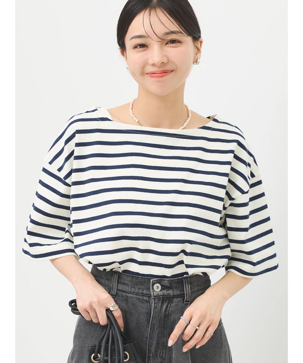 earth music&ecology ショートスリーブボーダーＴＥＥ 