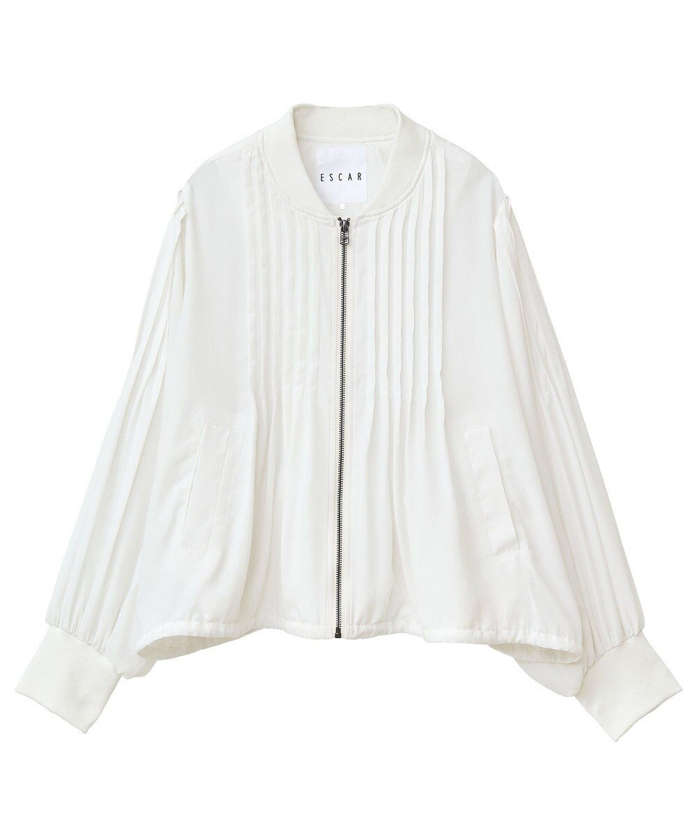 Green Parks ■ＥＳＣＡＲ　セミシアーピンタックブルゾン 