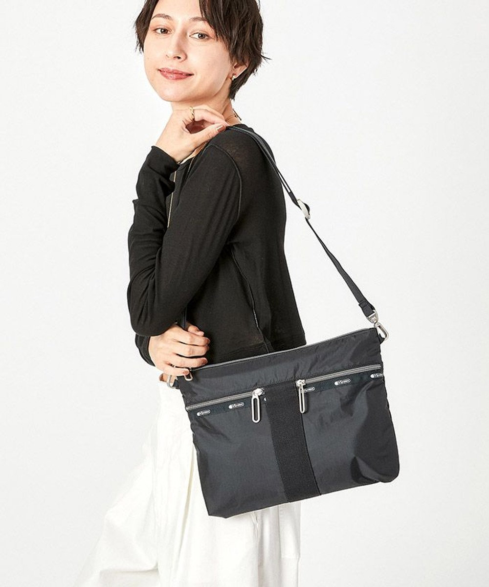 LeSportsac POUCH CROSSBODY/ブラックC ブラックC