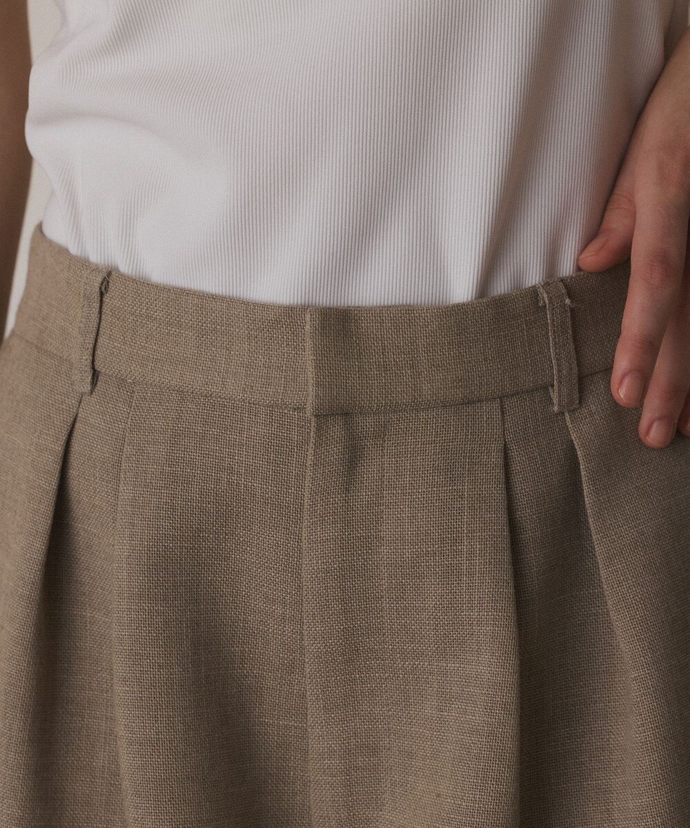 GRACE CONTINENTAL リネンライクショートパンツ 