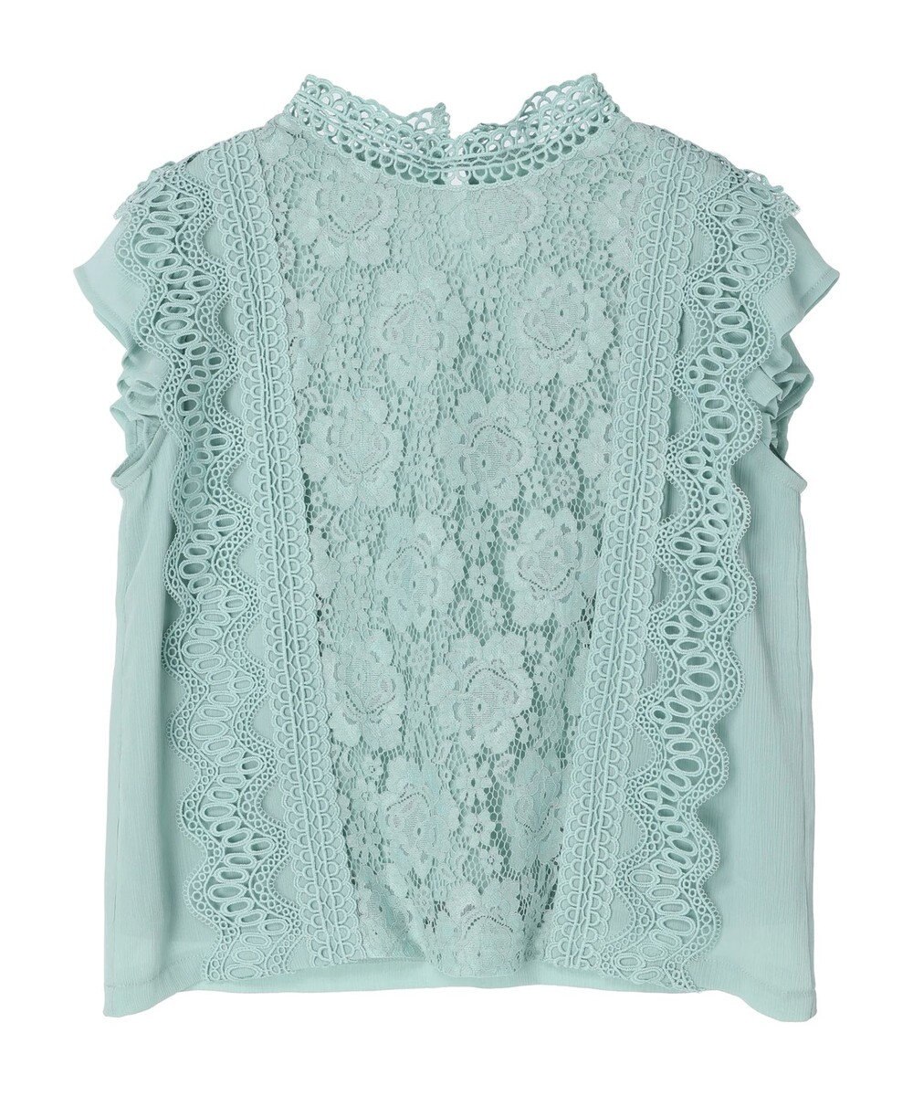 Green Parks ・ＥＬＥＮＣＡＲＥ　ＤＵＥ　イロイロレースブラウス 