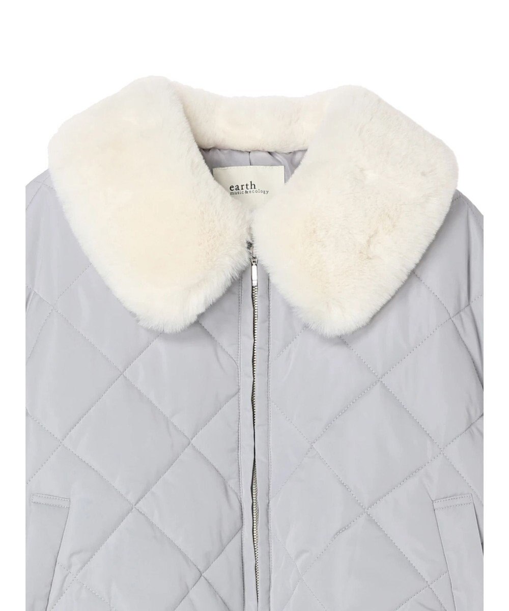 earth music&ecology ファーカラーブルゾン 