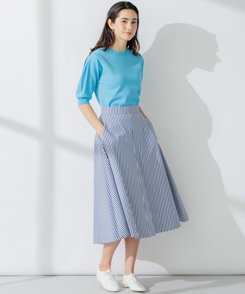 組曲 【洗える】C/Nyブロード スカート 