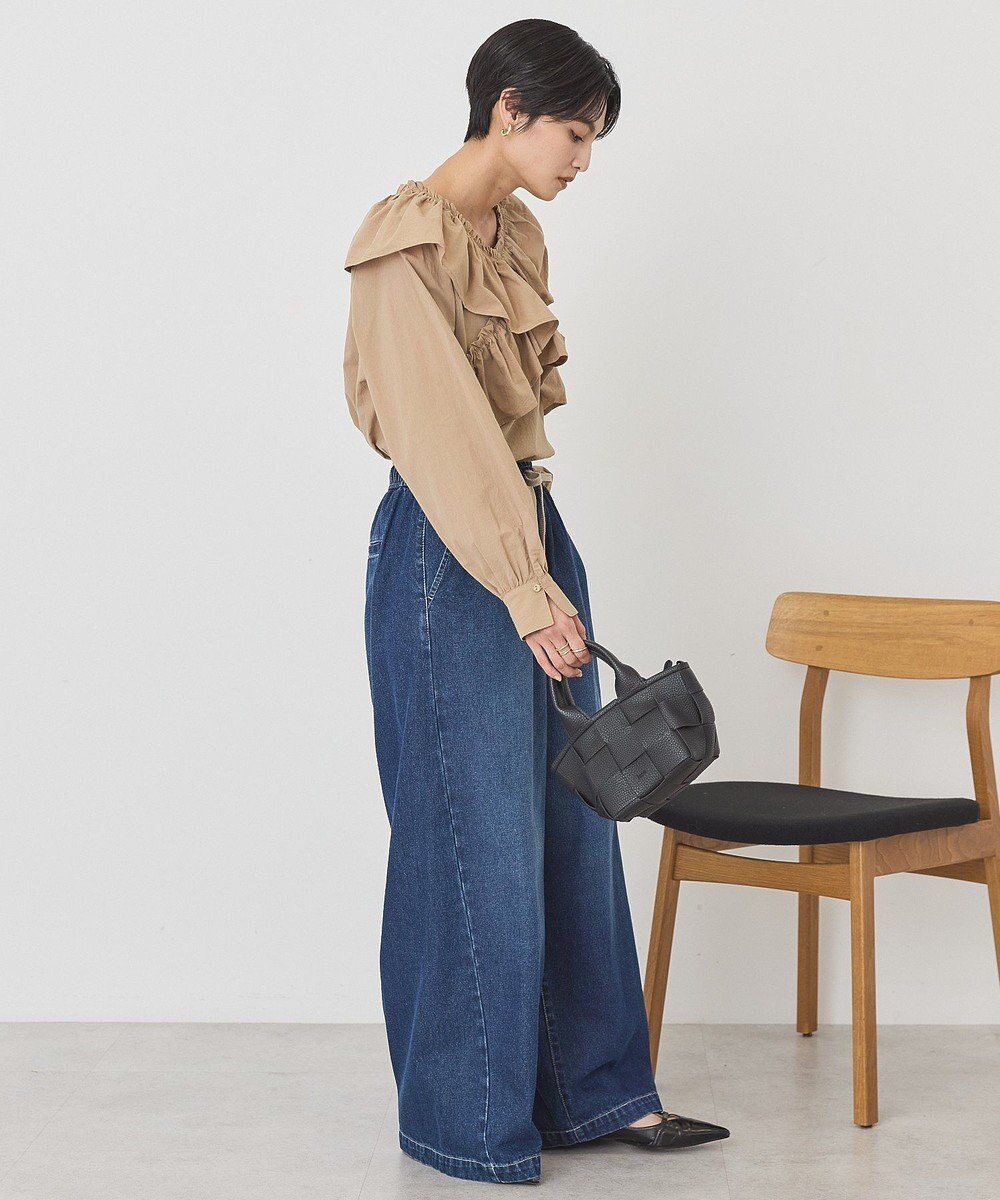 AMERICAN HOLIC フリルVネックブラウス 