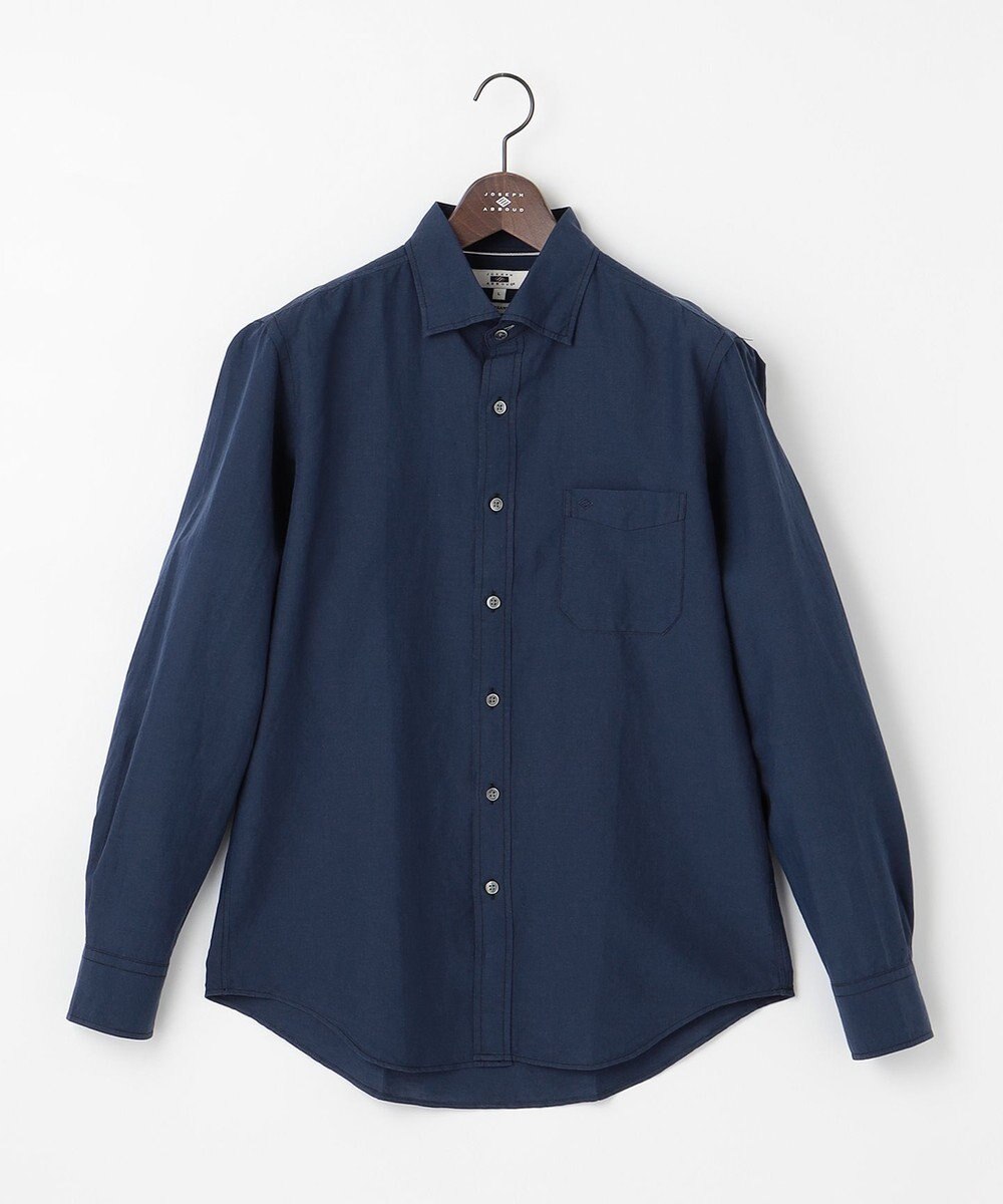 JOSEPH ABBOUD 【オーガニックコットン】リヨセルリネン シャツ 