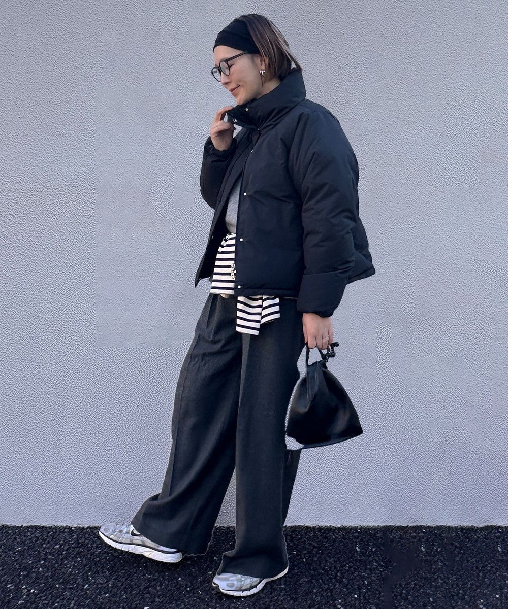 KWD 【日本製/高品質ダウン】STAND COLLAR DOWN BLOUSON ダウンブルゾン 