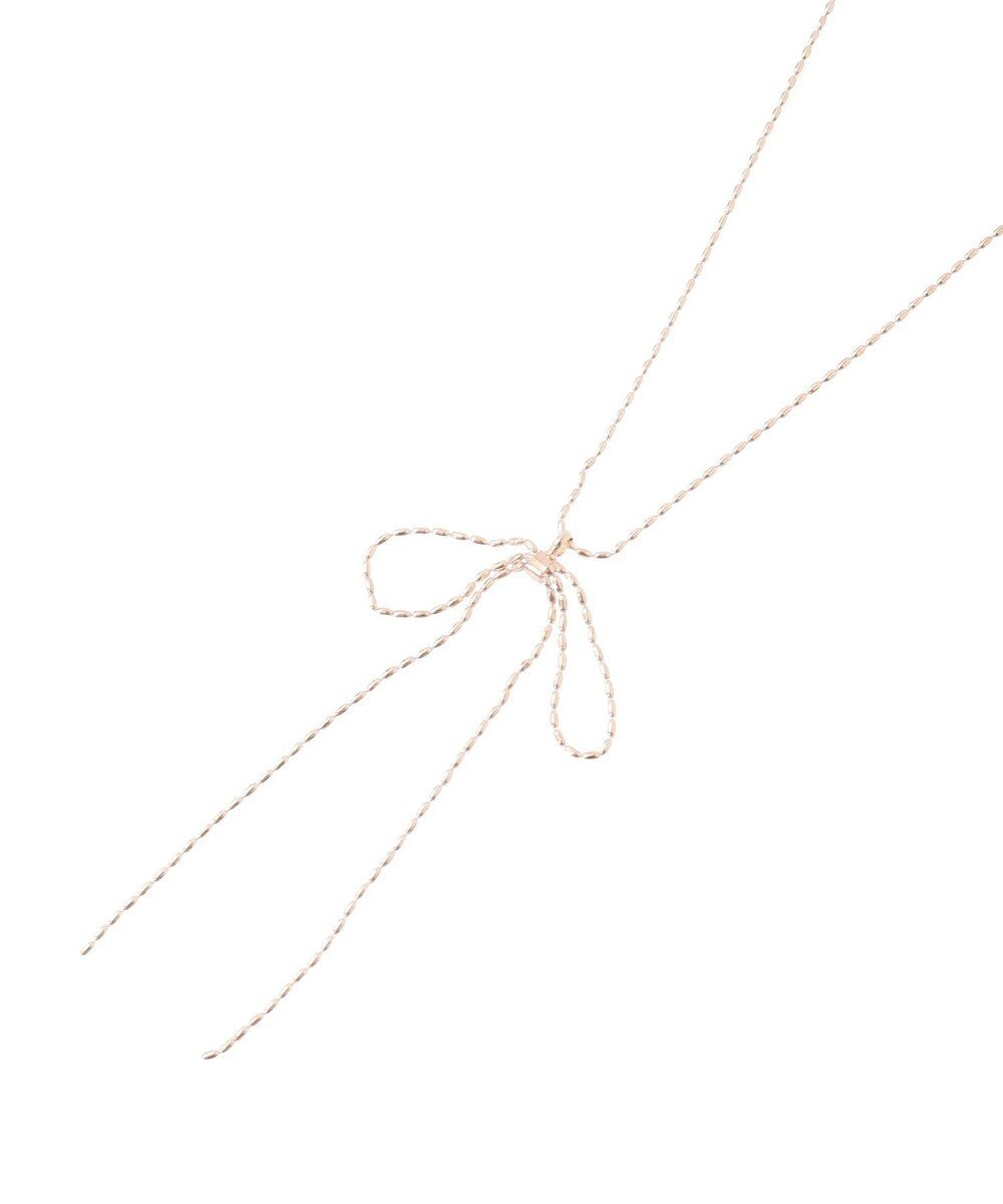 earth music&ecology ロングリボンチェーンネックレス 