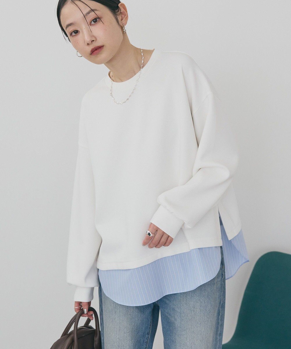 AMERICAN HOLIC シャツテールドッキングプルオーバー 