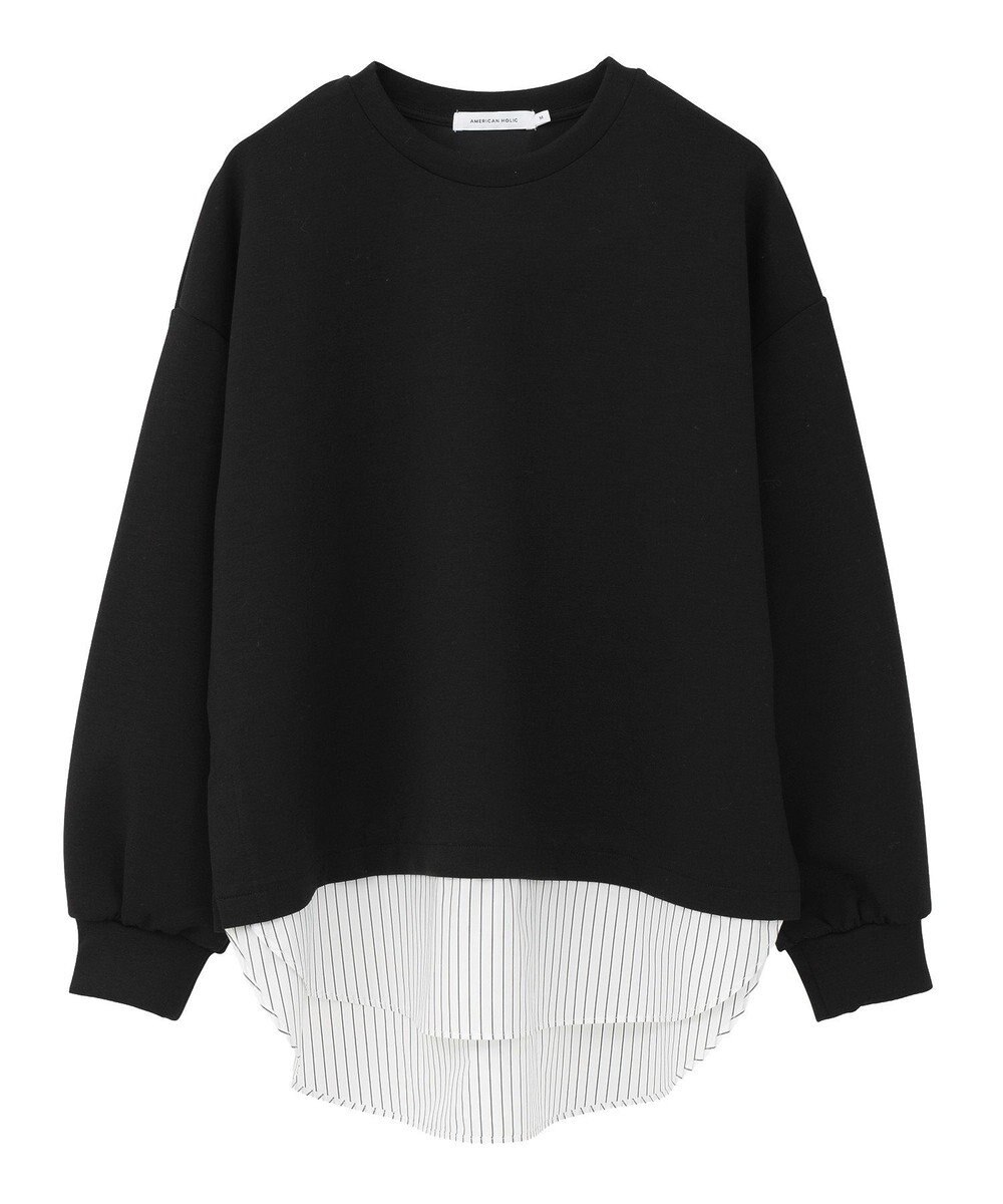 AMERICAN HOLIC シャツテールドッキングプルオーバー 