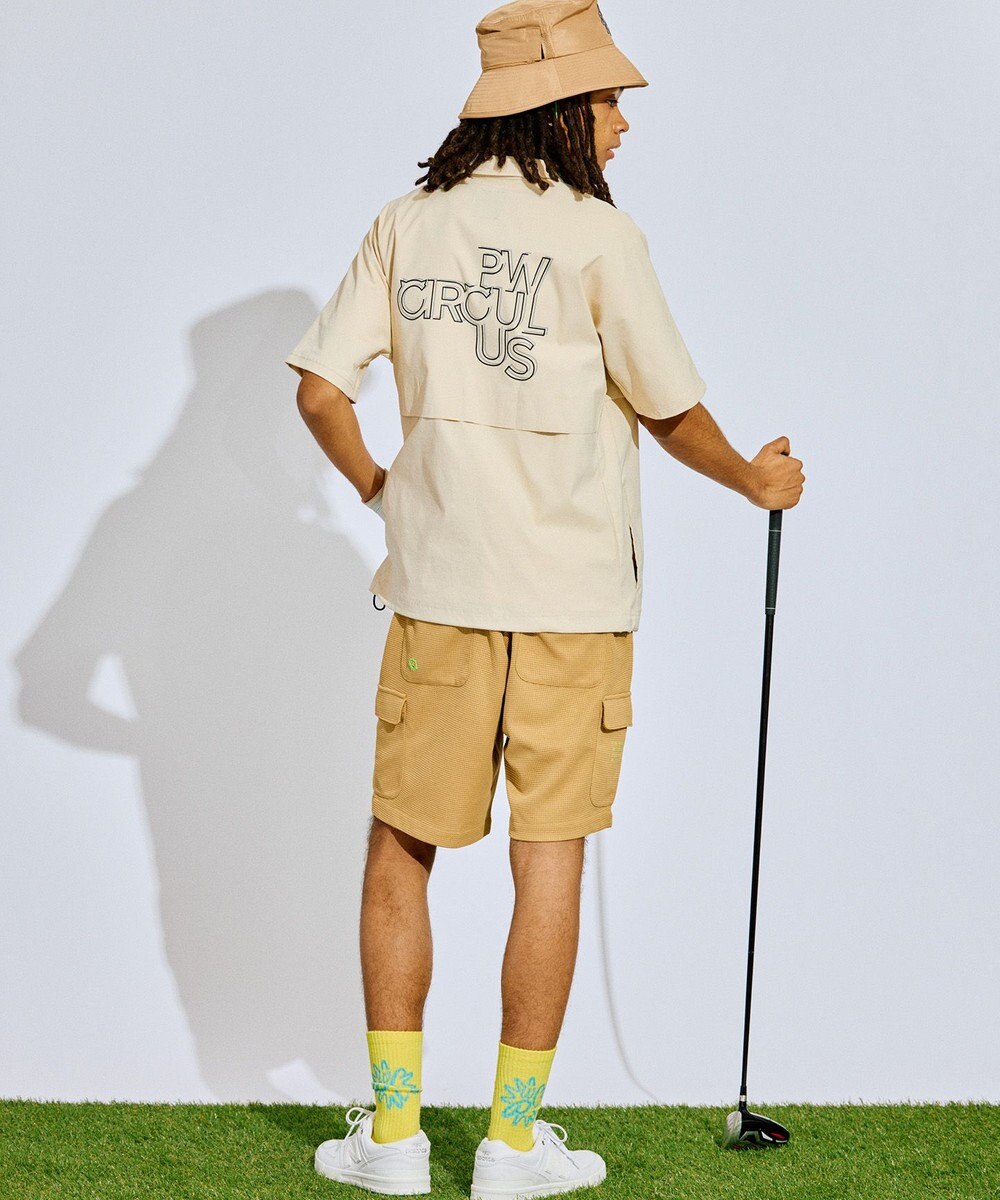 PW CIRCULUS 【GOLF OUT掲載アイテム】【MEN】ワッフルカーゴショーツ ゴルフ 