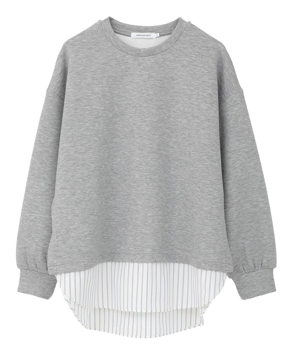 AMERICAN HOLIC シャツテールドッキングプルオーバー 