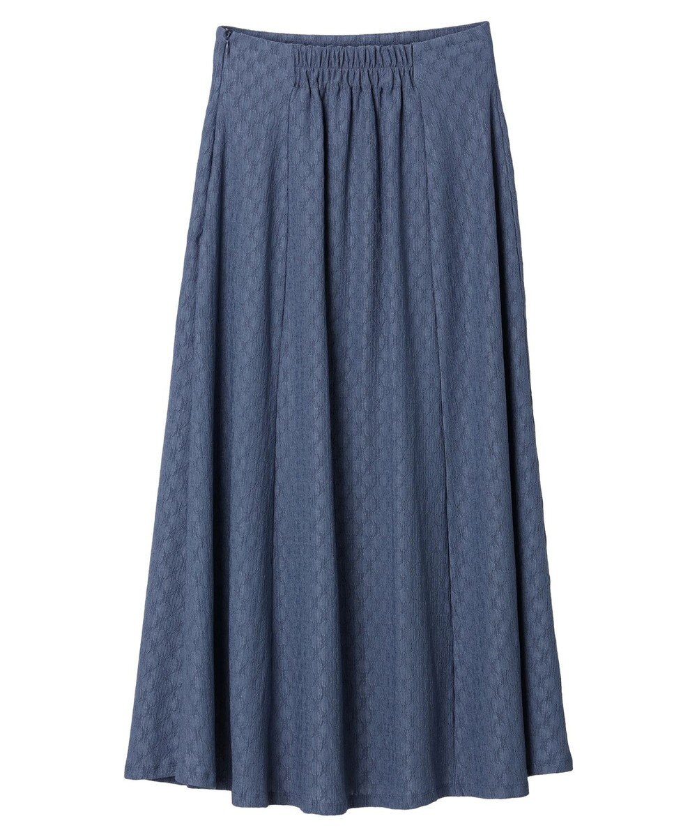 earth music&ecology ジャガードフレアスカート 