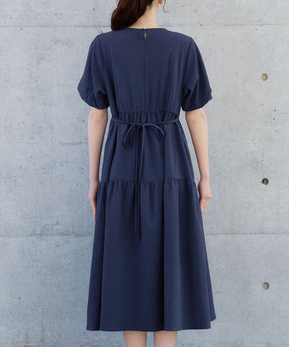 Tiaclasse リップルティアードワンピース 