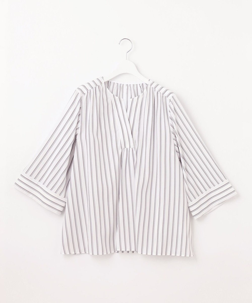 自由区 【洗える】SOMELOSテンセルスキッパー ブラウス 