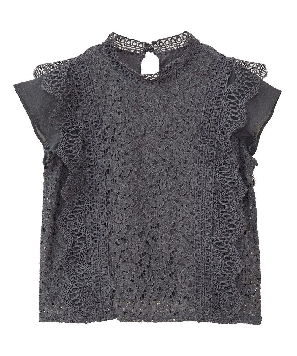 Green Parks ・Ｐｅｔｉｔ　Ｆｌｅｕｒ　フレンチレーシーブラウス 