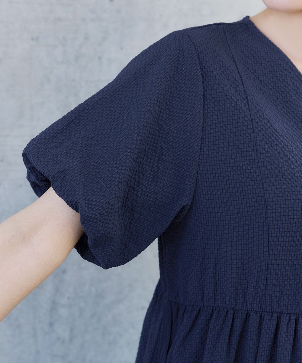 Tiaclasse リップルティアードワンピース 