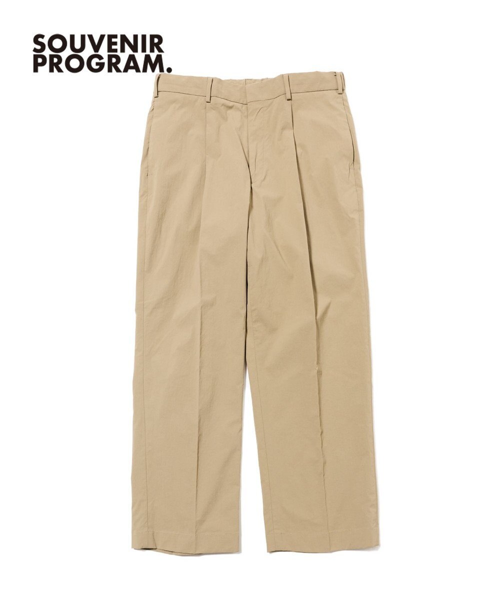 J.PRESS MEN 【J.PRESS ORIGINALS】【UNISEX】Nylon Polyurethane Dray Stretch 1Tuck Pants 
