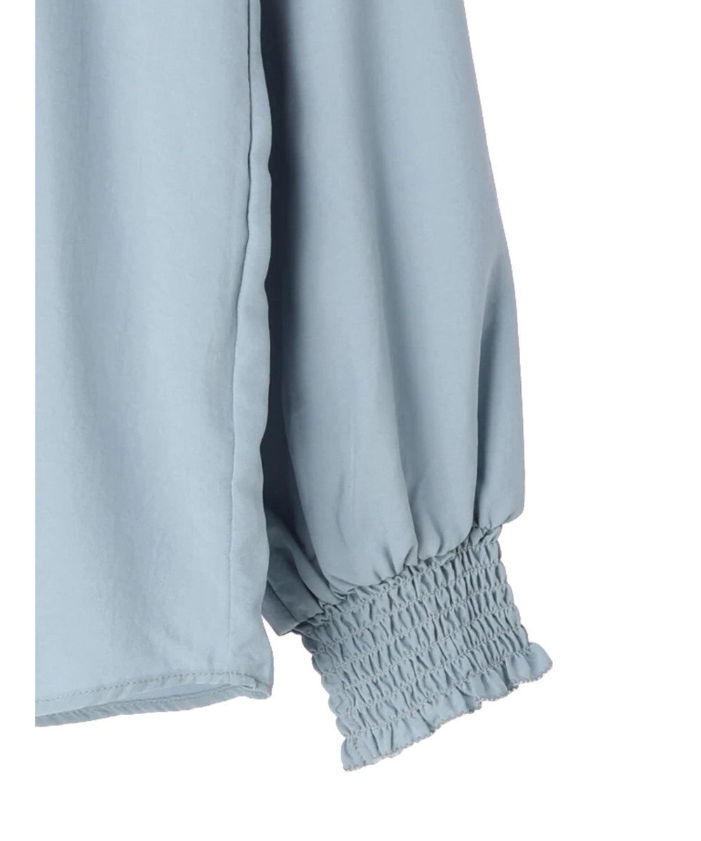 Green Parks ・ＥＬＥＮＣＡＲＥ　ＤＵＥ　シャーリングカラーブラウス 