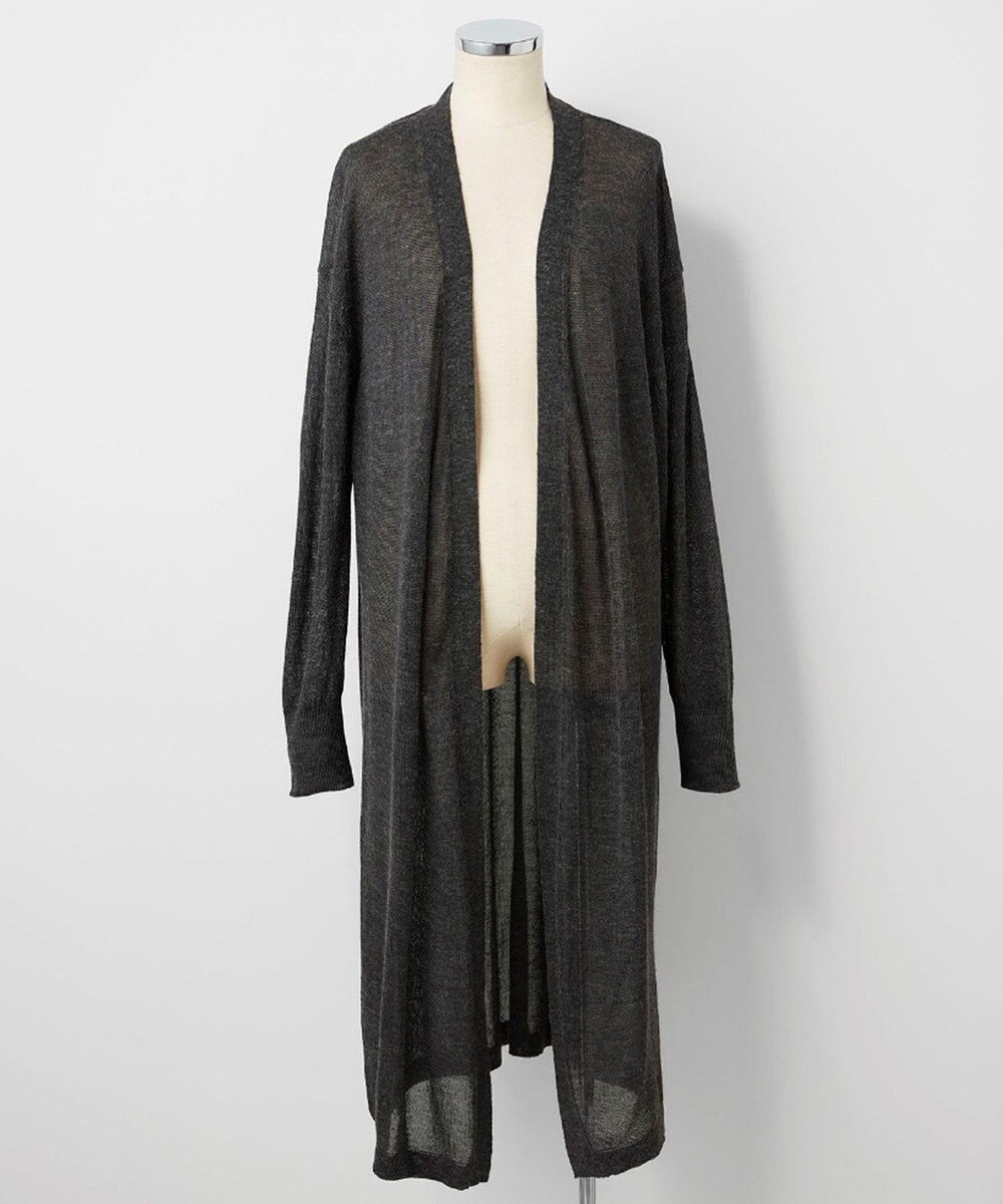 TOQUE 〈大草直子さんアドバイザー〉アルパカシルクニット ロングカーディガン 