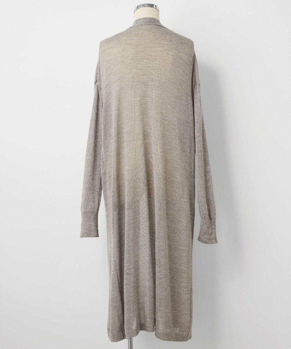 TOQUE 〈大草直子さんアドバイザー〉アルパカシルクニット ロングカーディガン 