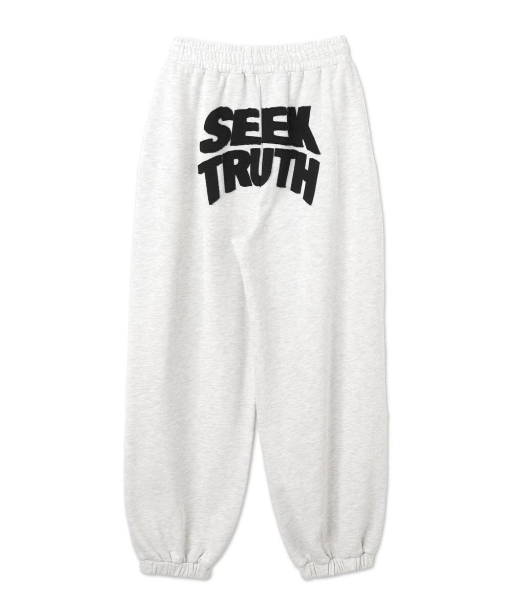 WEGO 【ウエストゴム】ヒップロゴスウェットパンツ 