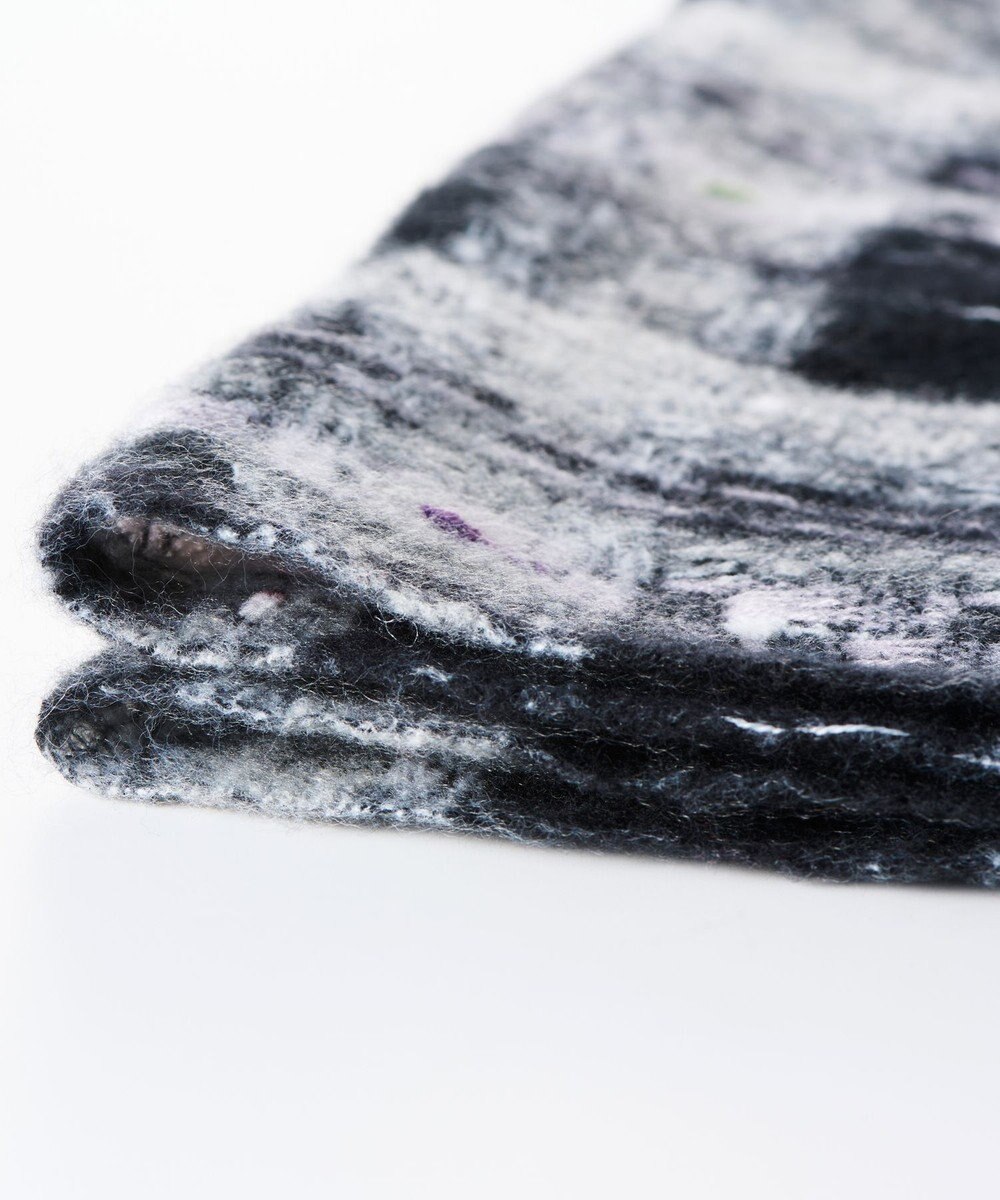 MOONBAT 【洗える】estaa ツィーディー大判ストール バンピーチェック 幅65cm 