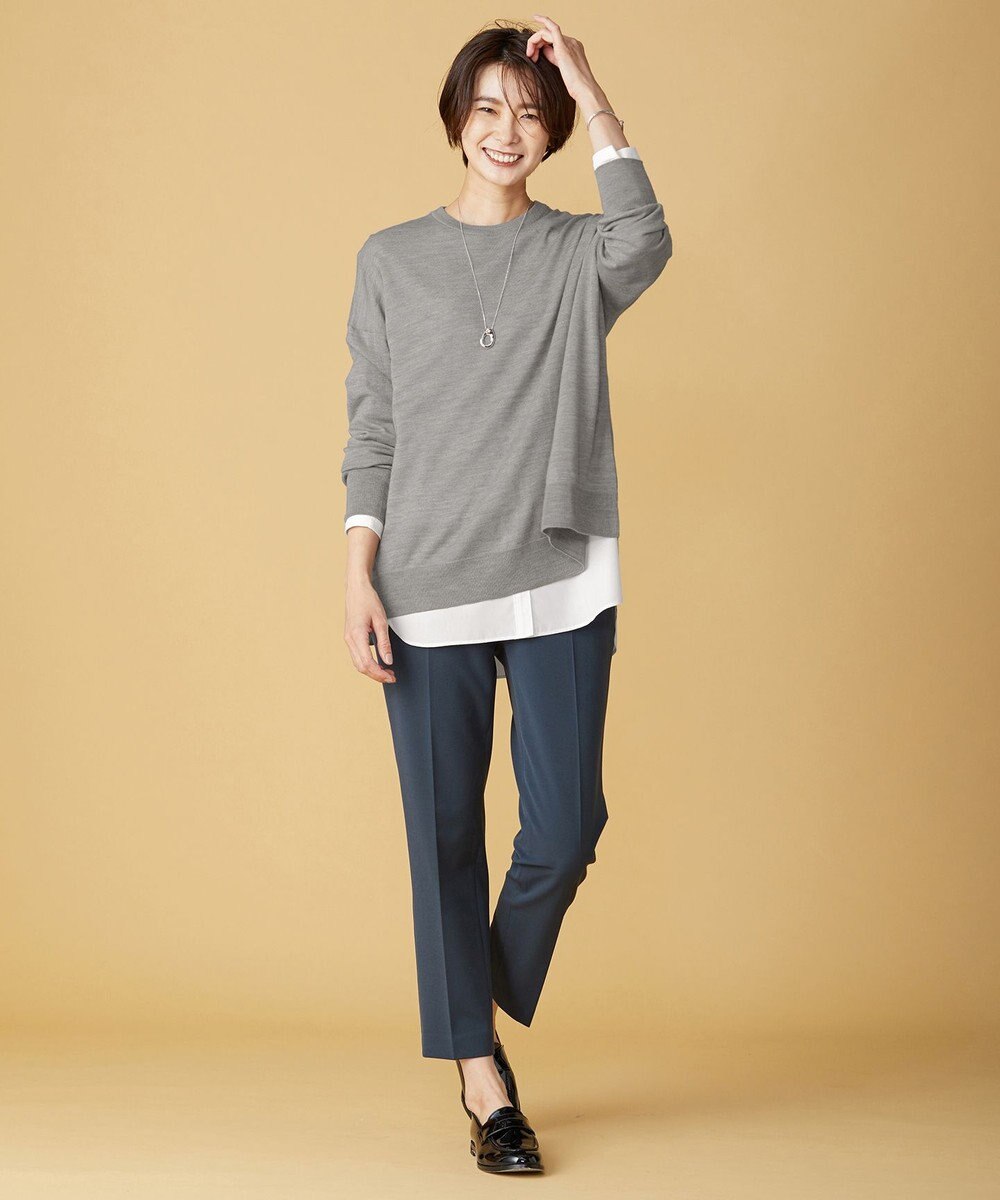 J.PRESS LADIES 【洗える】DRALON MERINO ニット 