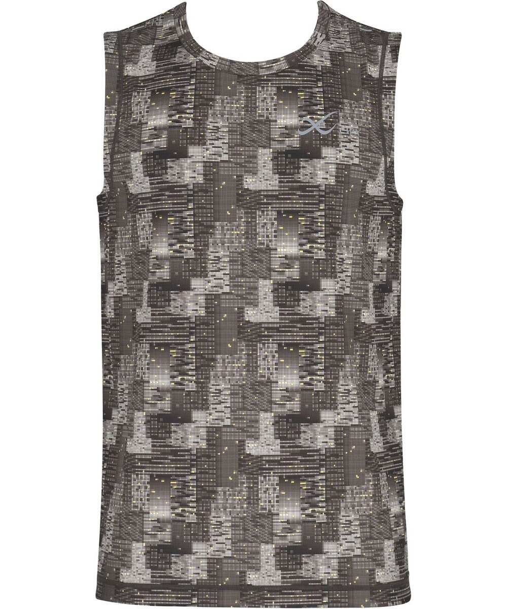 CW-X 【MEN】 CW-X トップス 【薄軽ランニングシャツ】 ノースリーブ タンクトップ Ｕネック 吸汗速乾性(本体) メンズ DLO150 /ワコール 