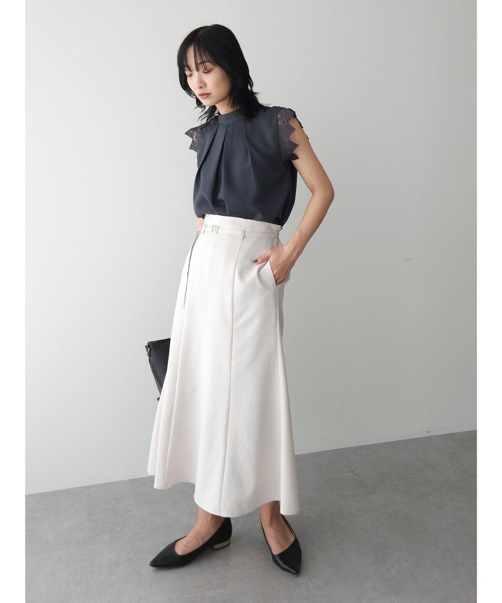 Green Parks ・ＥＬＥＮＣＡＲＥ　ＤＵＥ　リネンライクレースブラウス 