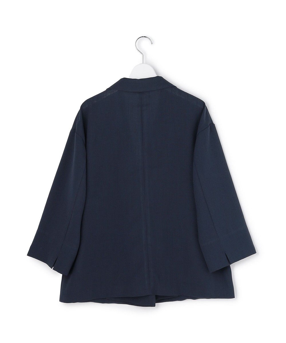 ICB 【先行予約】 ドライアセテートスラブ 8分袖ジャケット 