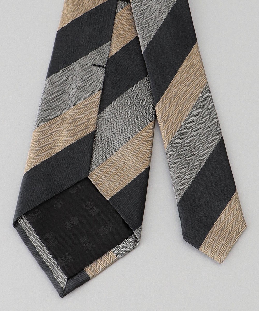 GOTAIRIKU GOTAIRIKU別注【日本製】シルク ネクタイ_ストライプ 