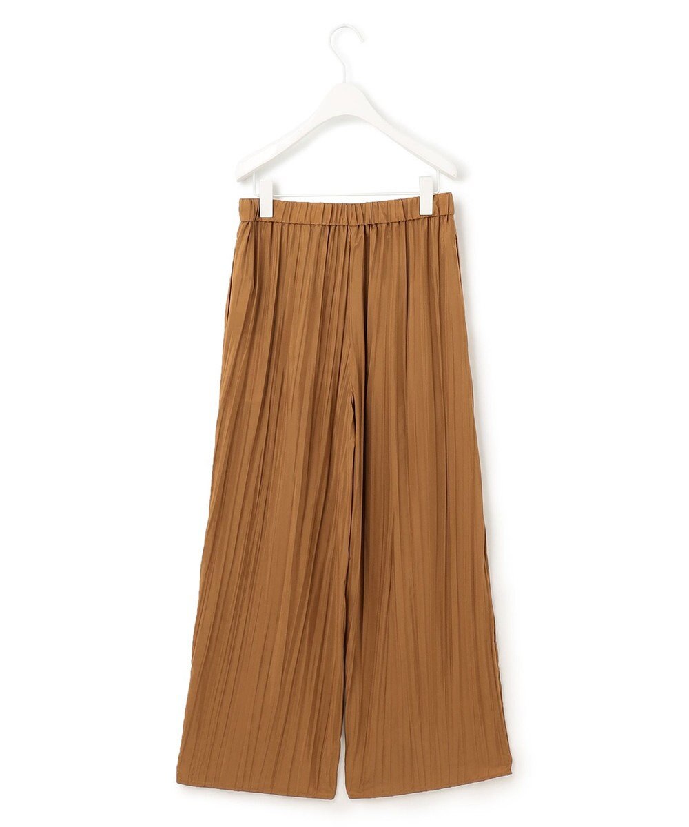 ICB 【洗える】 ハイカウントPeブロード プリーツパンツ 