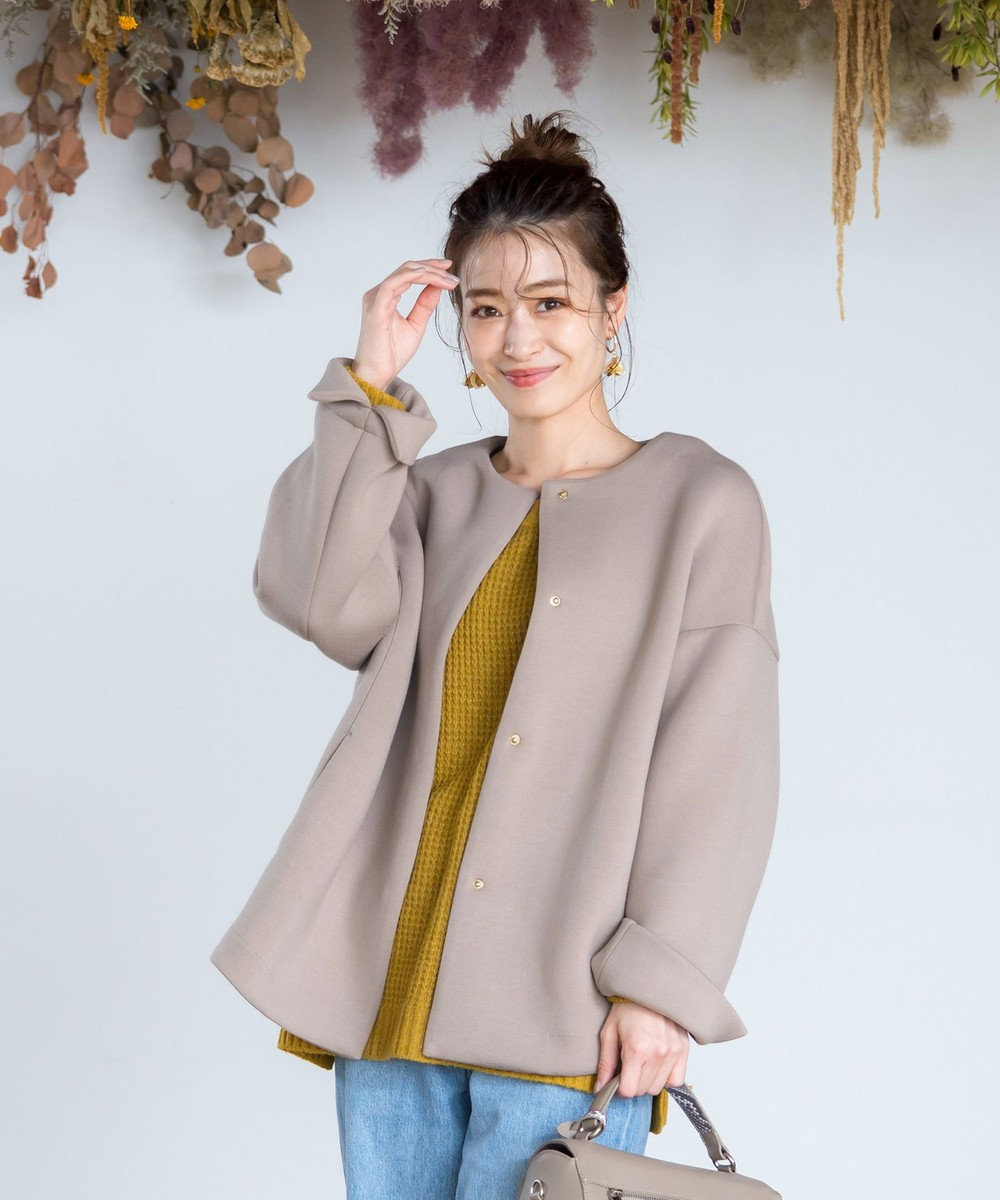 洗える きれいめダイバー素材ノーカラージャケット Tiaclasse ファッション通販 公式通販 オンワード クローゼット 洗える きれいめダイバー素材ノーカラージャケット Tiaclasse ファッション通販 公式通販 オンワード クローゼット