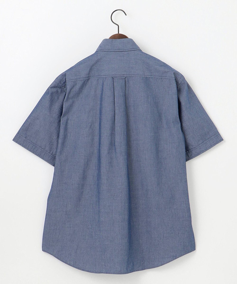 JOSEPH ABBOUD クールビズ【新作・環境配慮型素材】サスティナブルファブリック ビオグレースシャンブレー シャツ 