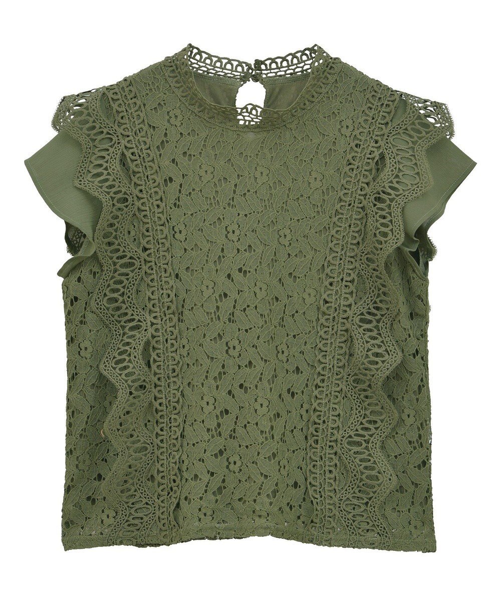 Green Parks ・Ｐｅｔｉｔ　Ｆｌｅｕｒ　フレンチレーシーブラウス 