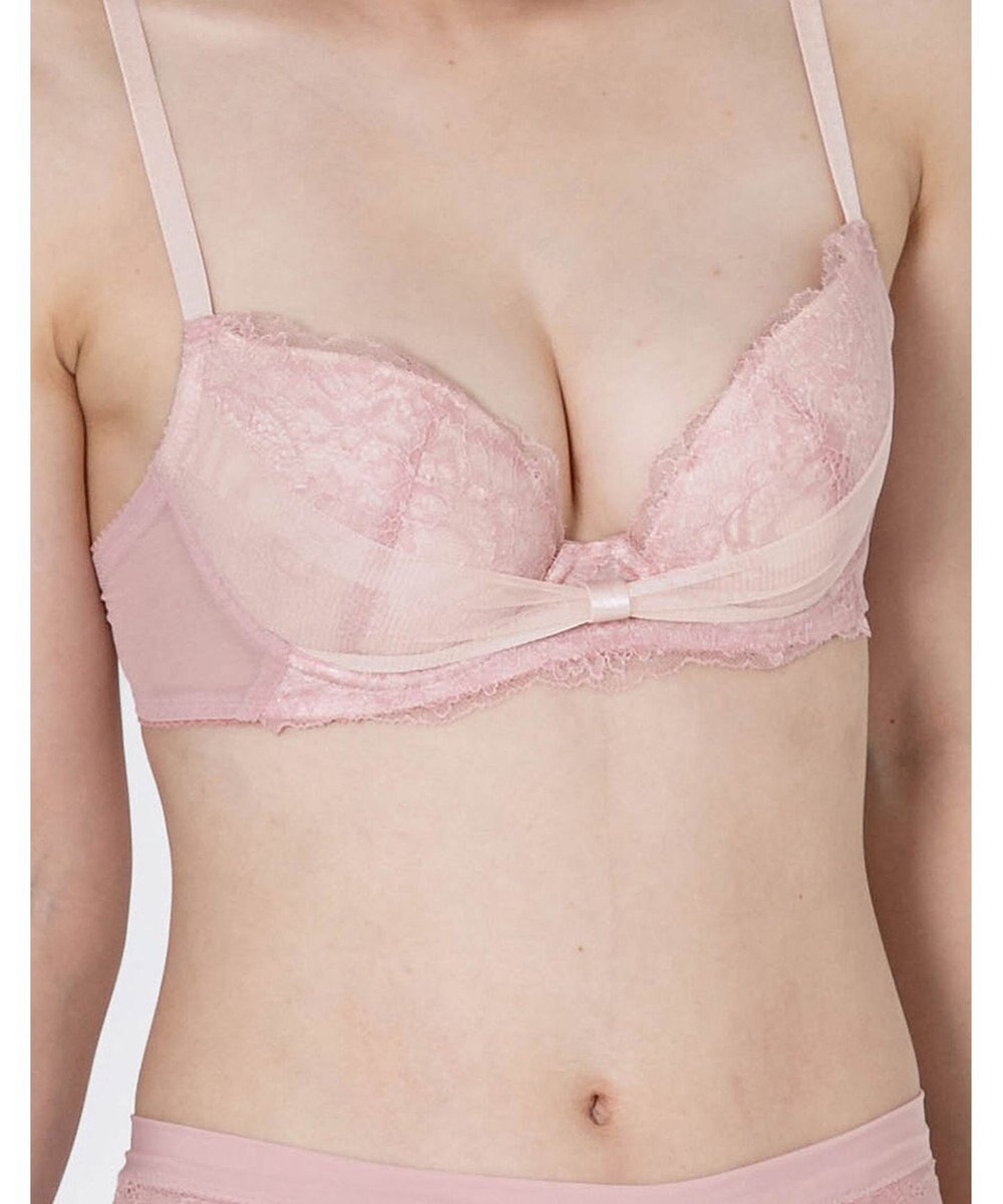 WACOAL 【ファーストリボンブラ】 ブラジャー 【若い世代の体型特徴を考えた設計仕様】 きれいな谷間をメイクしてキープ まるみのあるシルエット レディース BRB409 /ワコール 