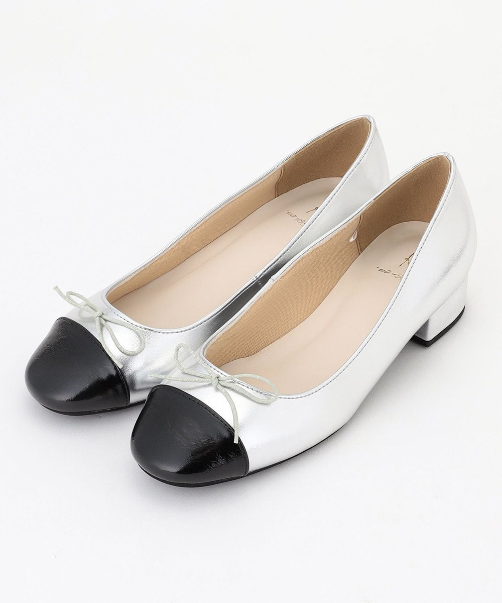 組曲 バイカラーバレエシューズ 