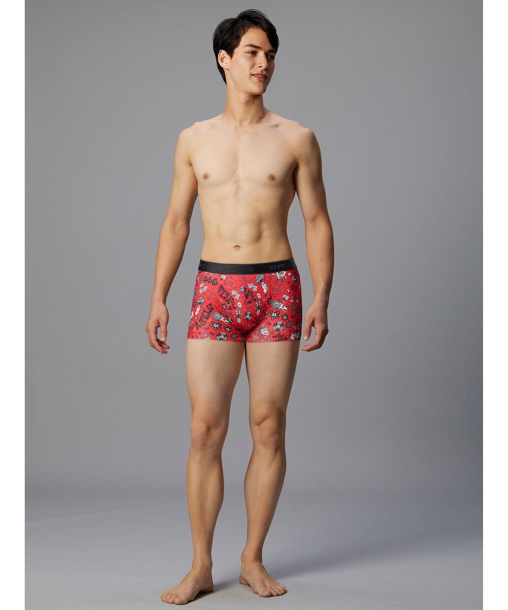 WACOAL MEN ボクサーパンツ 【ハナコトバパンツ】 フロント快適設計 肌あたり軽減設計 誕生日 記念日 前閉じ 下着 メンズ GT3221 /ブロス バイ ワコールメン 