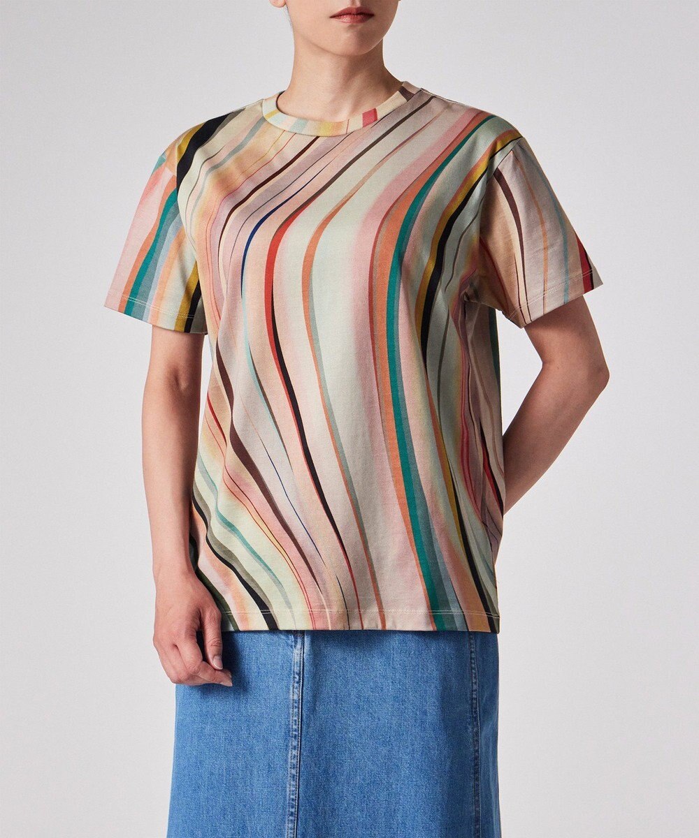 Paul Smith Swirl オールオーバー 半袖Tシャツ 