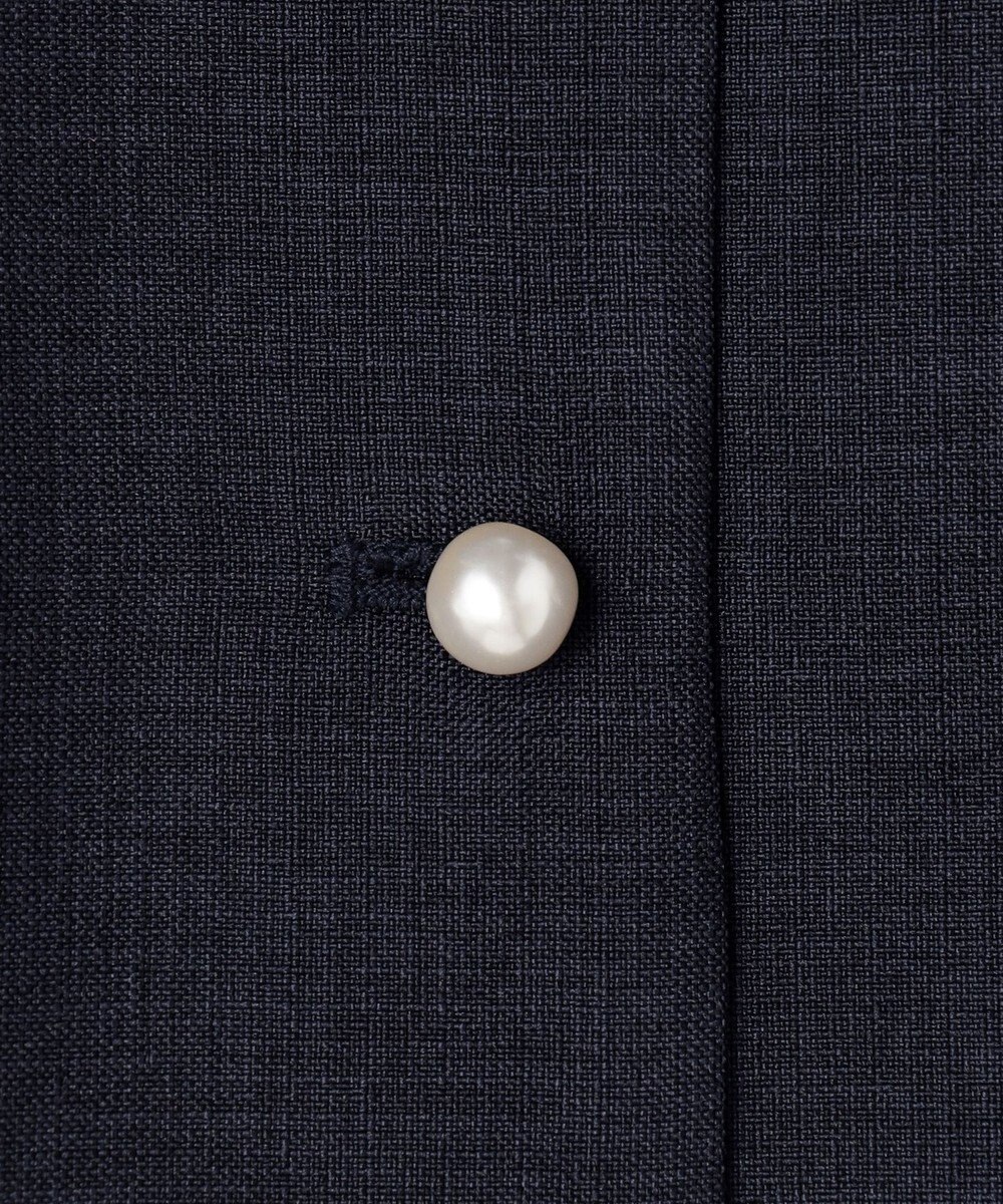 Feroux 【先行予約】パール釦ペプラムジャケット×スカート セットアップ 