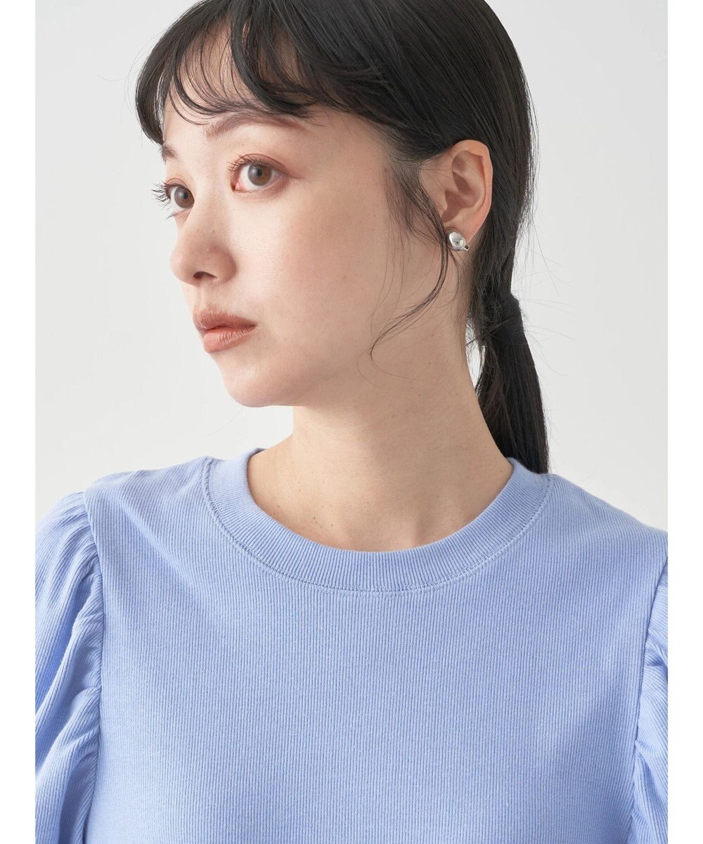 earth music&ecology パフスリーブプルオーバー 