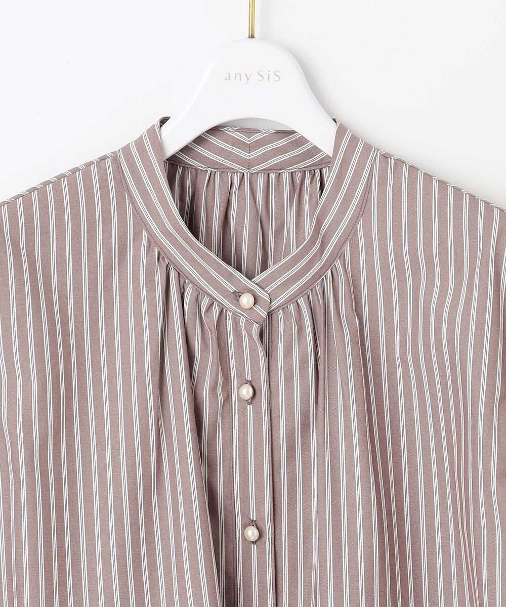 ANY SIS L 【洗える】ラッフルレイヤード ブラウス 