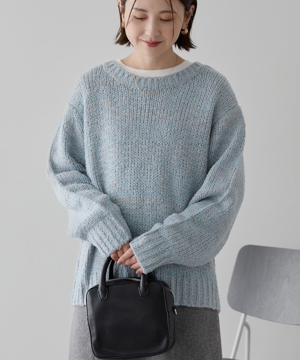 AMERICAN HOLIC メランジルーズニットプルオーバー 