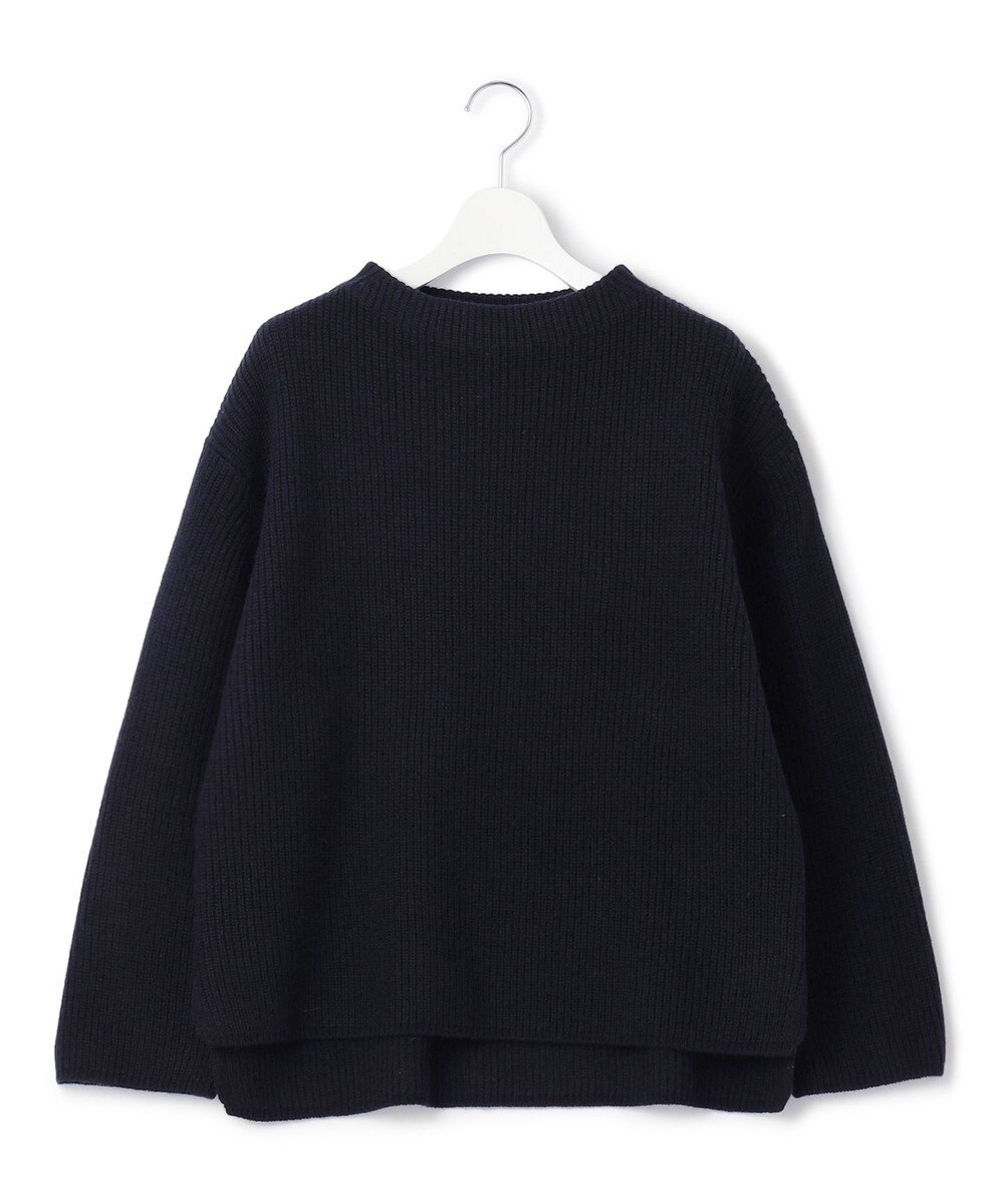 J.PRESS YORK STREET 【WOMEN】ウールカシミヤ ボトルネックショートニット 