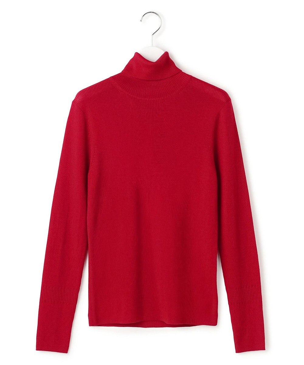 ICB L 【新色追加】エクストラファインメリノリブ タートルネックプルオーバー 
