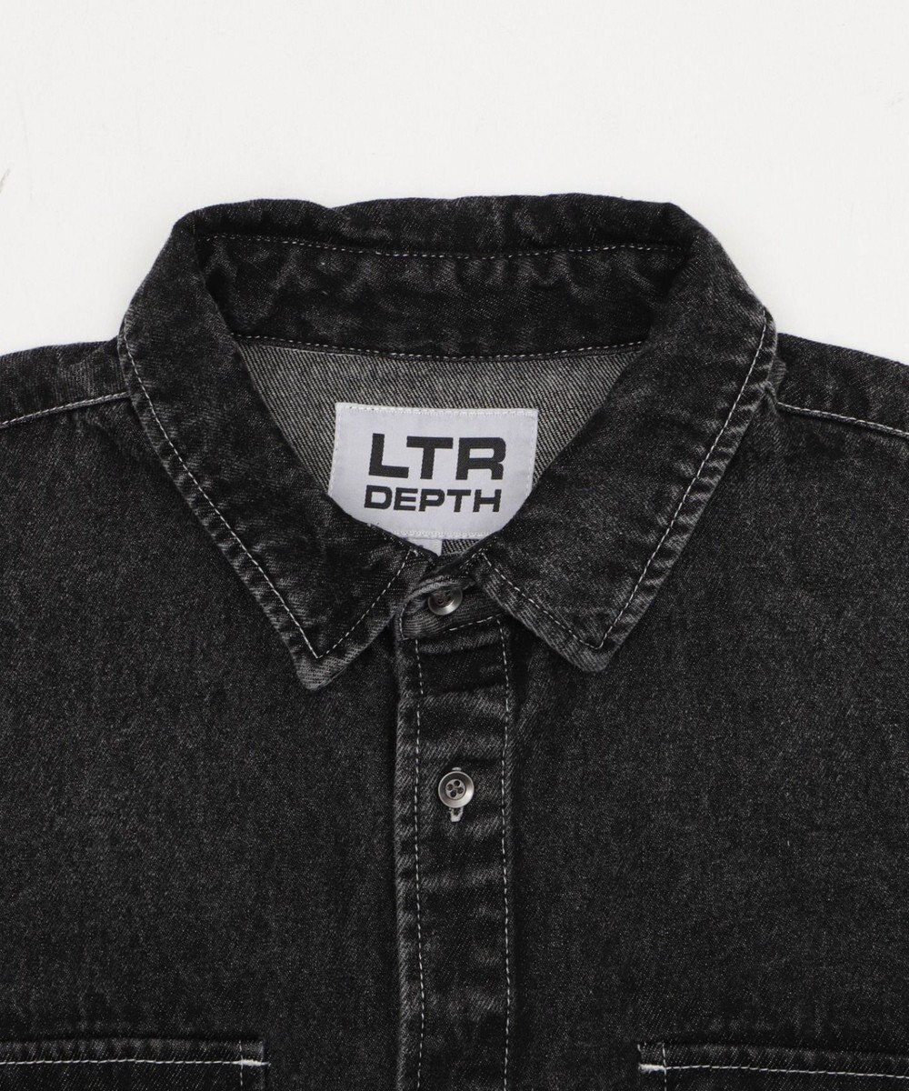 WEGO 【ユニセックス着用ITEM/MLサイズ展開】グラフィックデニムシャツ（LS） 